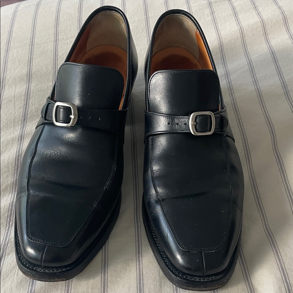 FINAL PRICE Hirokawa Scotch Grain Women’s Black Leather Loafers 7.5M (23 1/2)